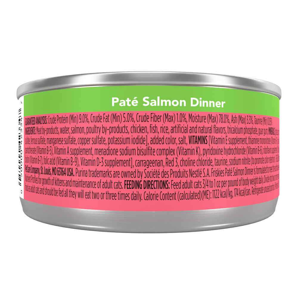 Friskies Pate Wet Salmon Dinner Cat Food K90592