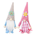 2pcs Flower Hat Faceless Doll Spring Gnome Elf Doll Handmade Rudolph Dwarf Doll X6835