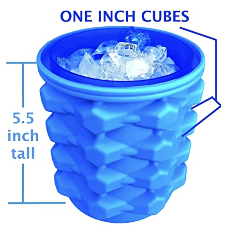 Ice Cube Maker Silicone Bucket with Lid P270