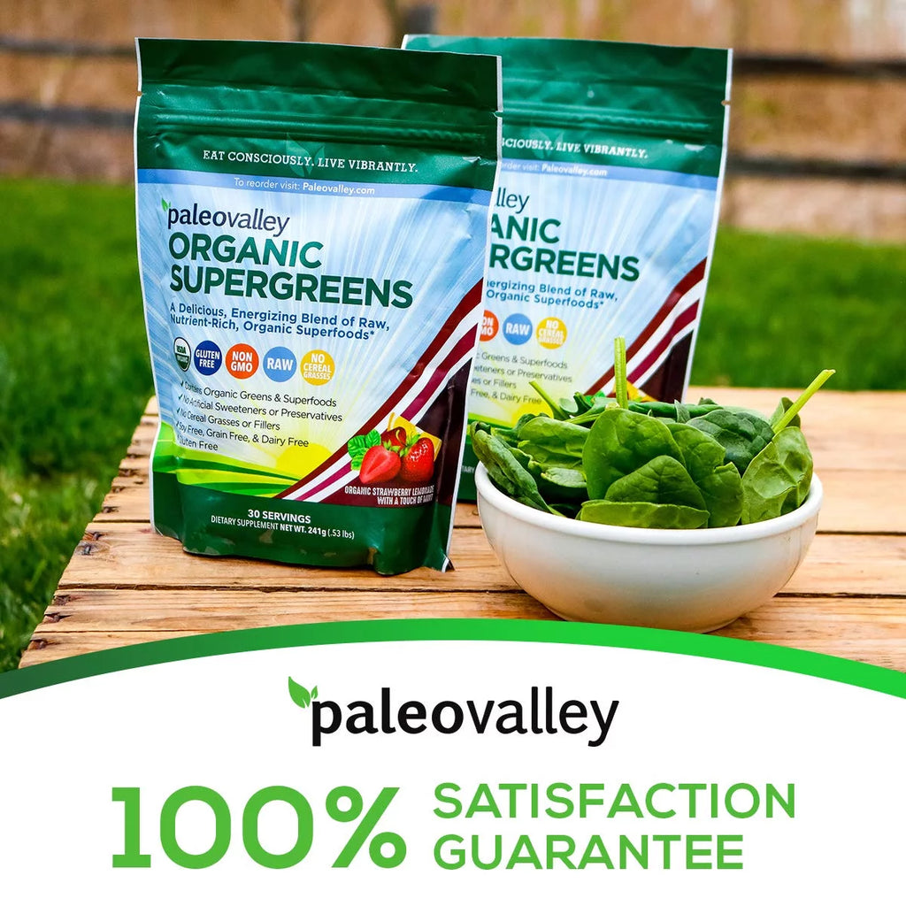 Organic Supergreens Raw Green Superfood Powder 30 Servings G4931