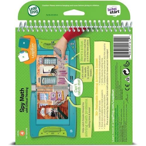 1st Grade Activity Book: Spy Math and Critical Thinking Y193