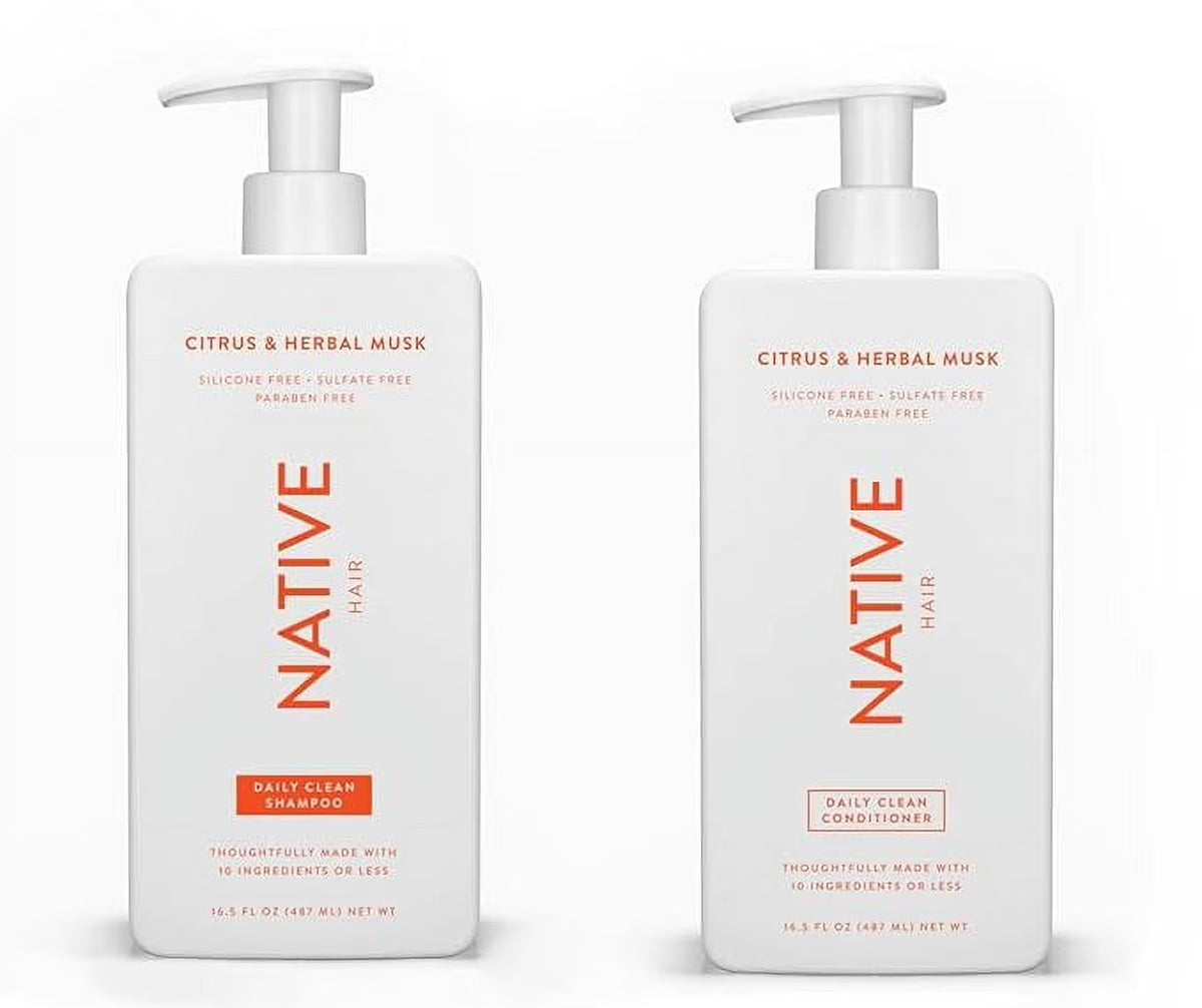 Citrus & Herbal Musk Shampoo and Conditioner Set Q9435