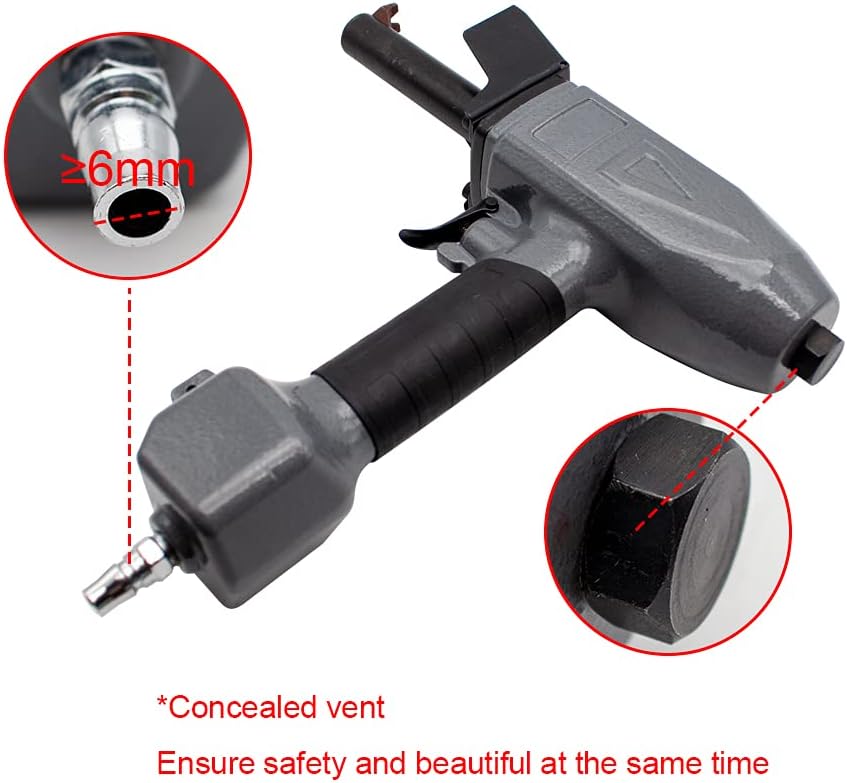 Pneumatic Nail Puller Wood Plank 1.7-3.5MM Air Nail Remover 0.45-0.75Mpa G24613