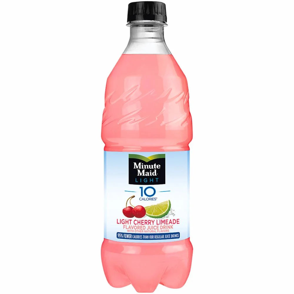 Cherry Limeade Juice Drink 20oz Bottles, 24 Units O9663