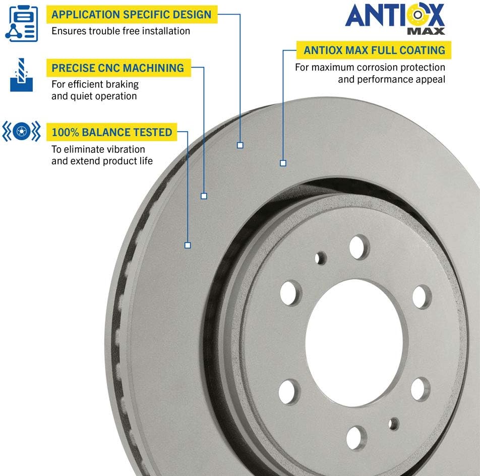 Rear Brake Rotor Pack of 2 S2607