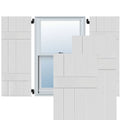 Real Wood Pine Board-n-Batten Shutters M891