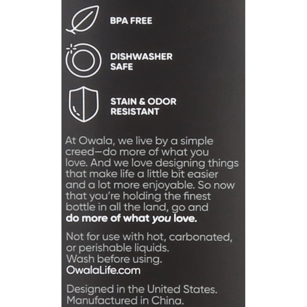 Black Stainless Steel Water Bottle 19oz I866619