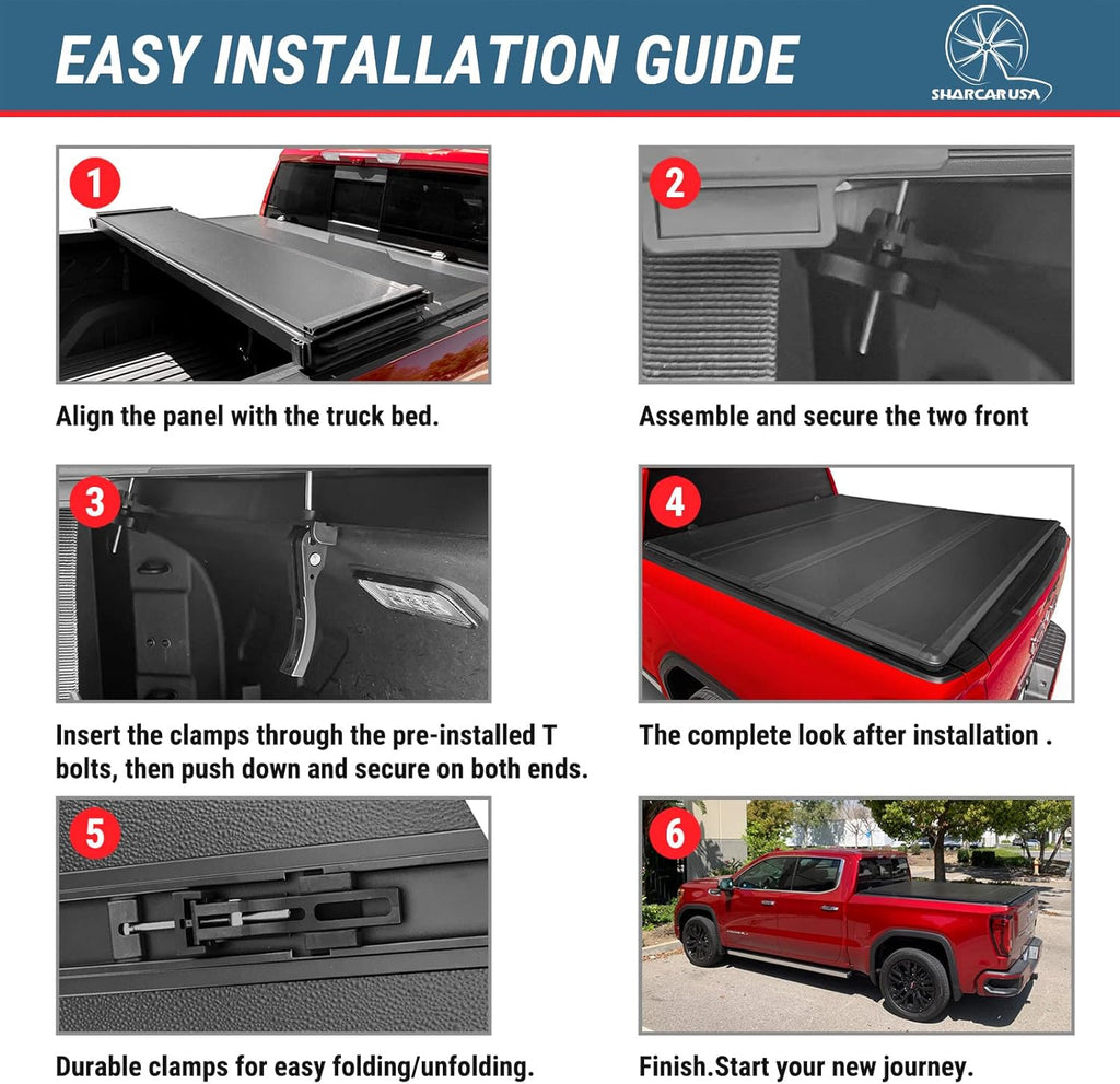 Hard Quad-Fold Truck Bed Tonneau Cover N226478