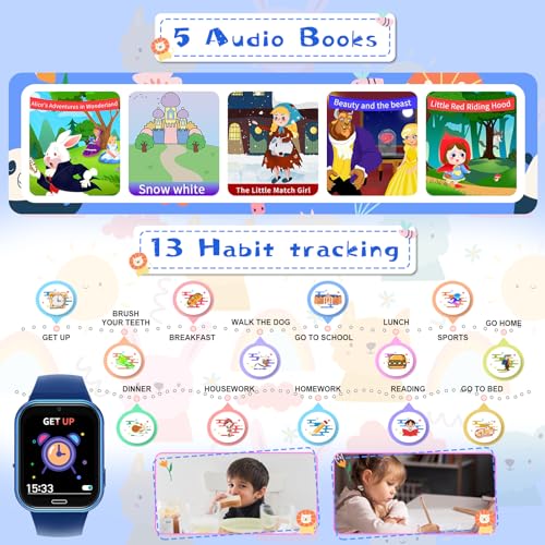 Smart Watch with 24 Games Video Camera Music Alarm (Purple) G16498