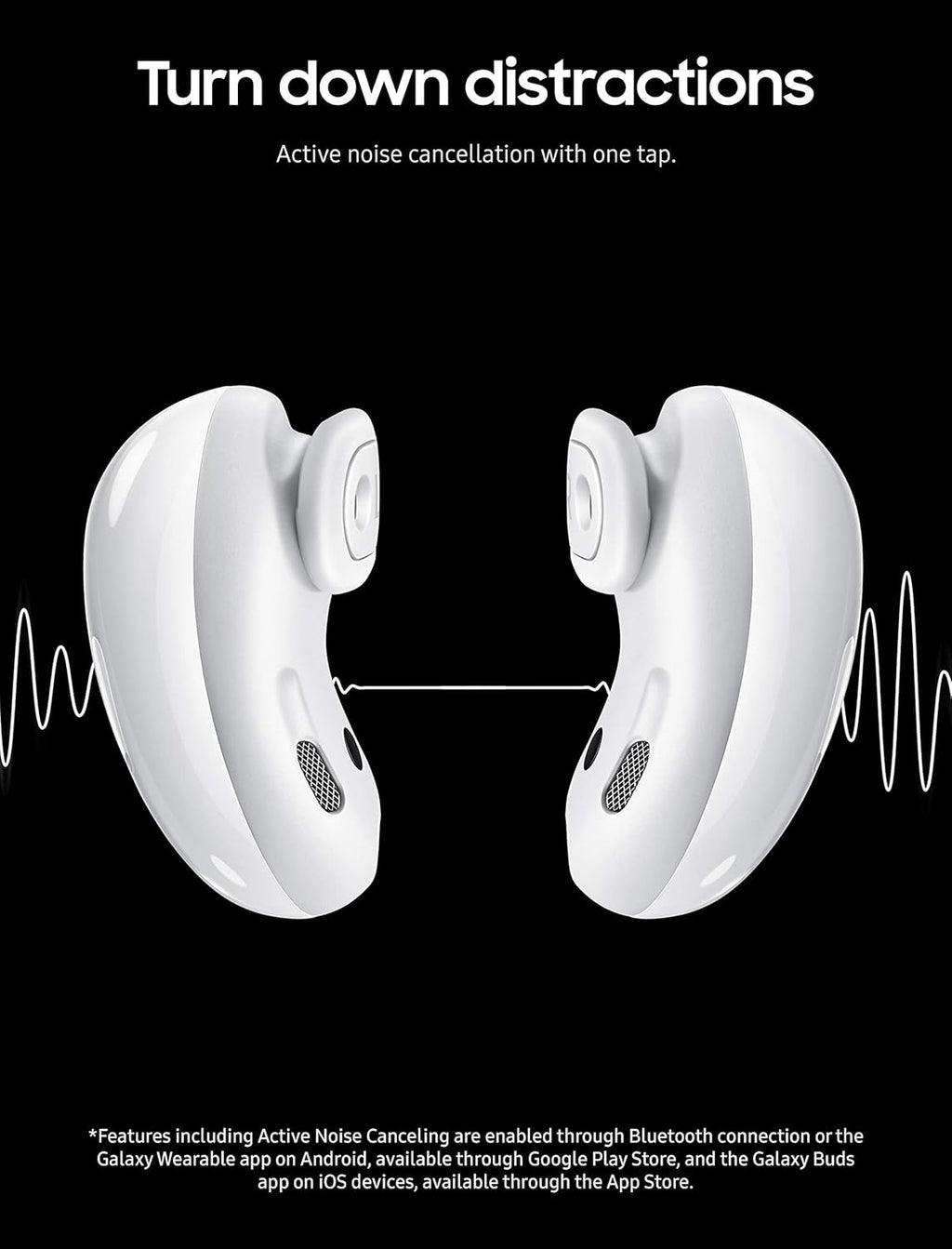Galaxy Buds Live True Wireless Earbud Headphones Mystic White A802