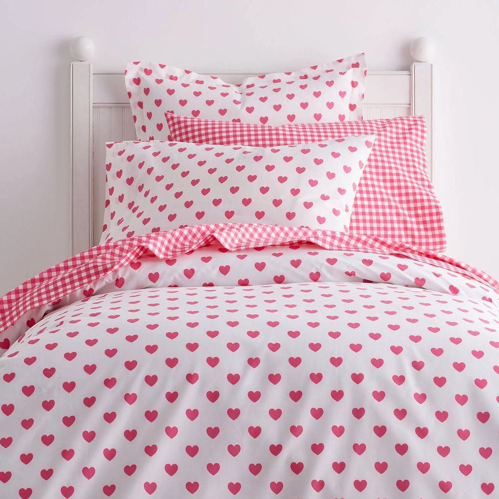 Purple Cotton Percale Twin Duvet Cover H96783