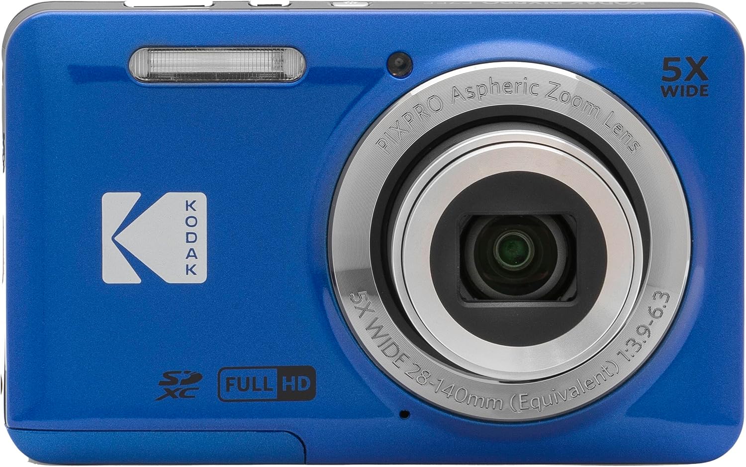 Blue 16MP Digital Camera with 5X Optical Zoom U2708