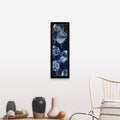 Black Framed Print Wood Portrait Rectangle 1 Piece 12 x 36 C510