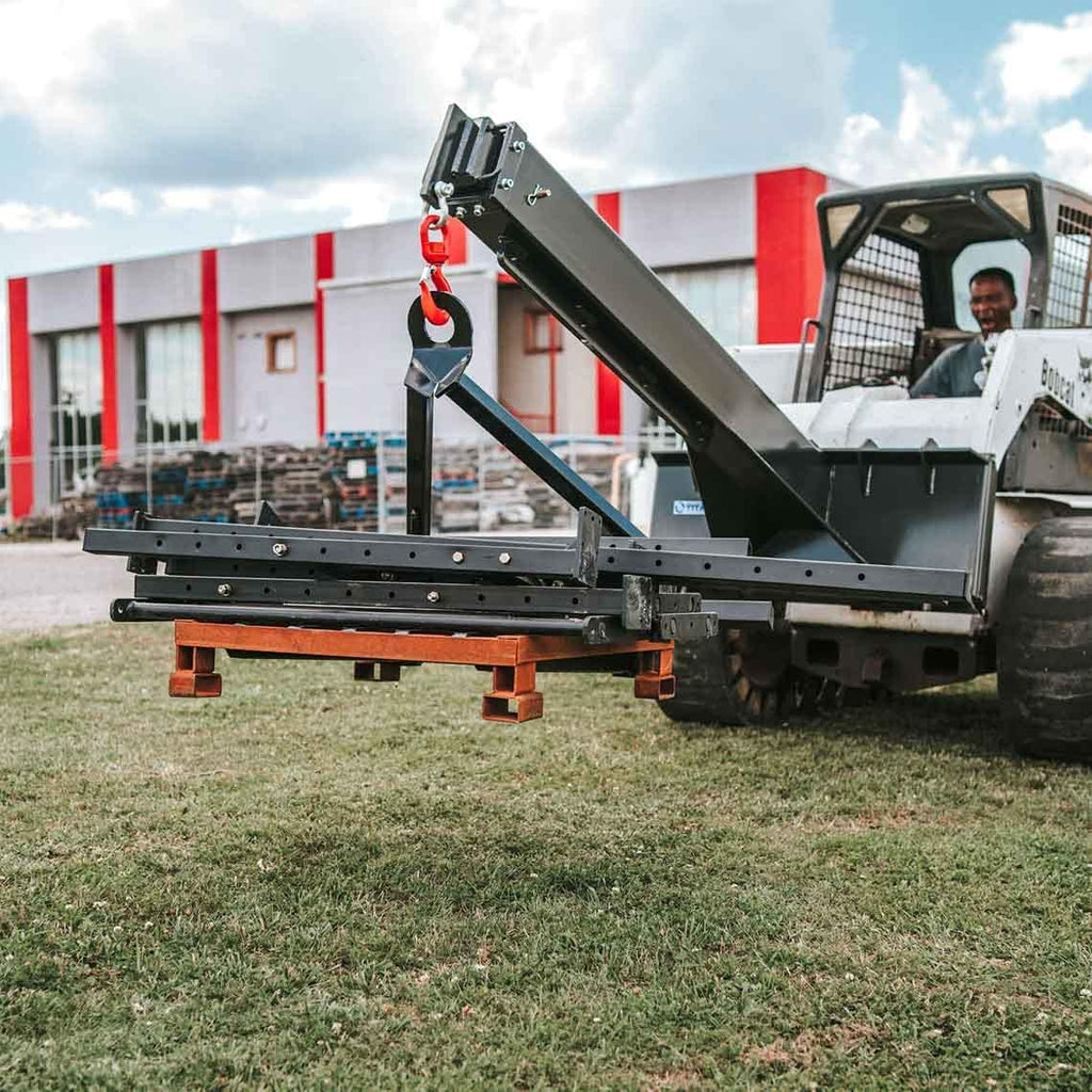 Steel Tele-Boom Pallet Carrier with 2x2-in Fork Tubing C537110