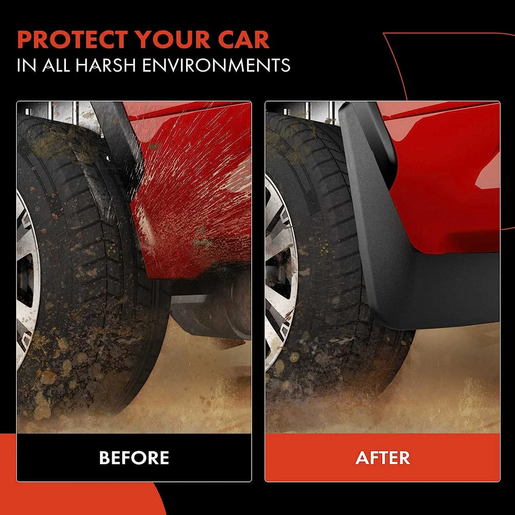 4-PC Splash Guard Mud Flaps Set S2294