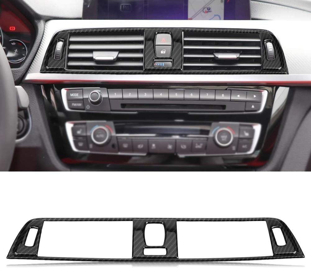 Carbon Fiber Console Air Vent Cover Trim for 3 Series F30 2013-2018 G343