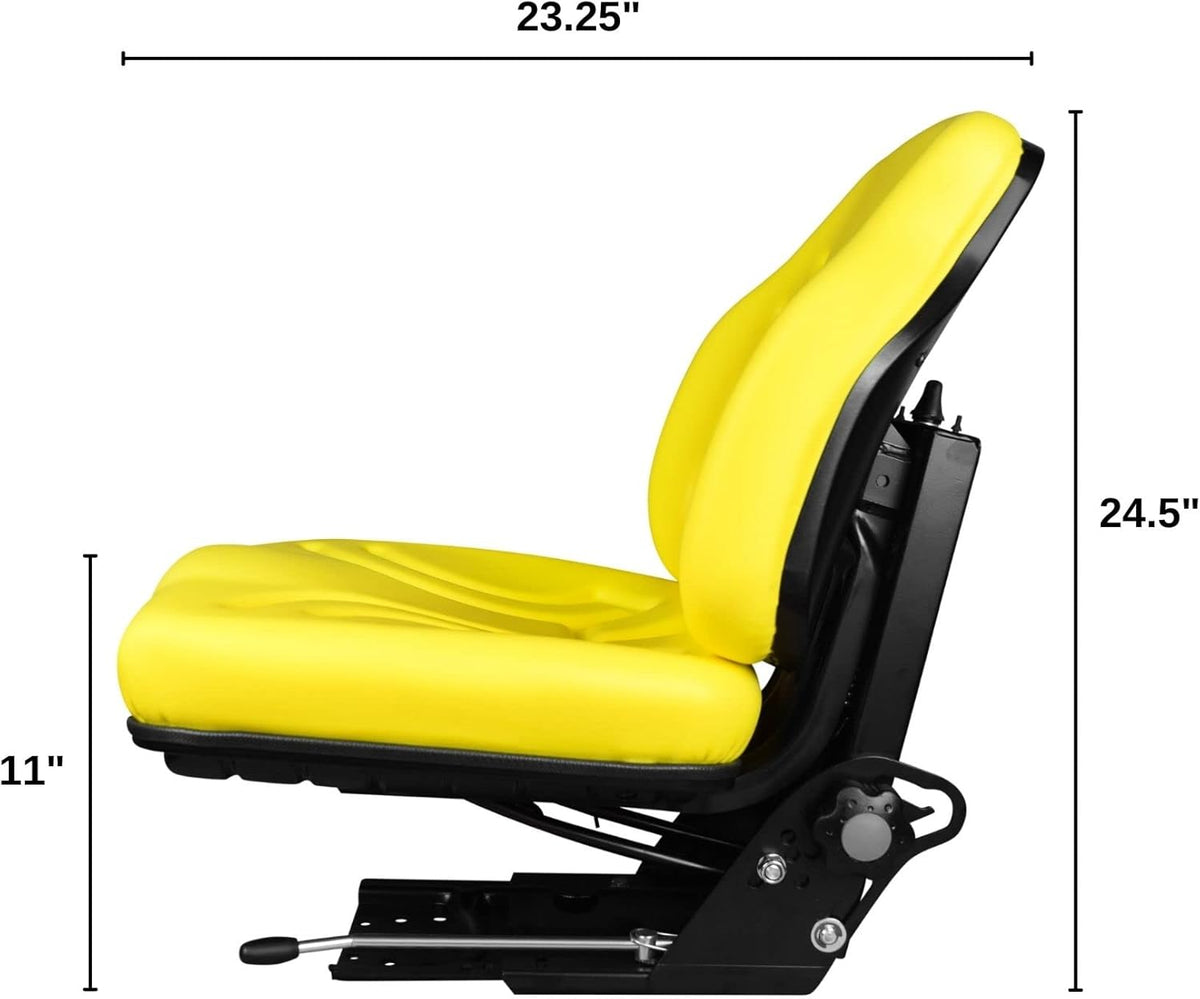 Heavy Duty Suspension Tractor Seat with 2 Prong Safety Switch O770933
