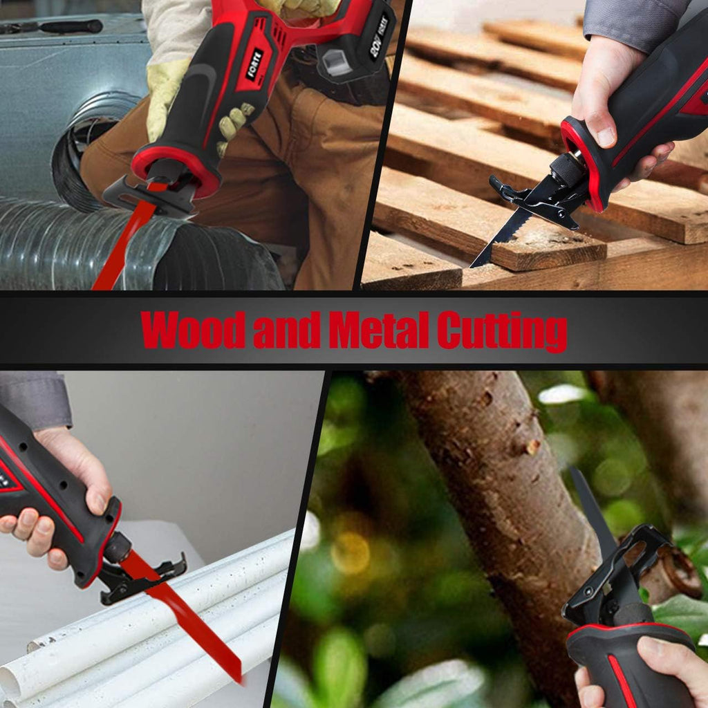 20V Max Reciprocating Saw with Li-ion Battery and Quick Charger D53626