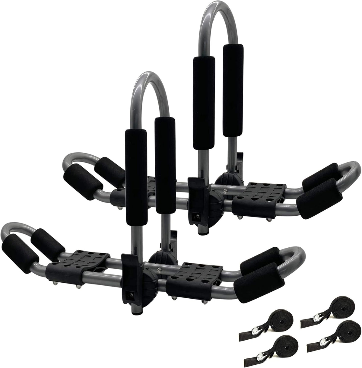 Green Aluminum Kayak Roof Rack, Pack of 2 H802323