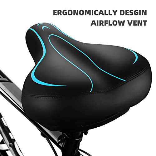 Wide Memory Foam Bike Seat R72029