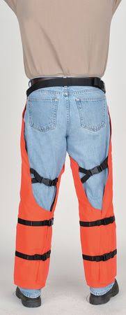 Orange Chain Saw Chaps, 33 in Q68616