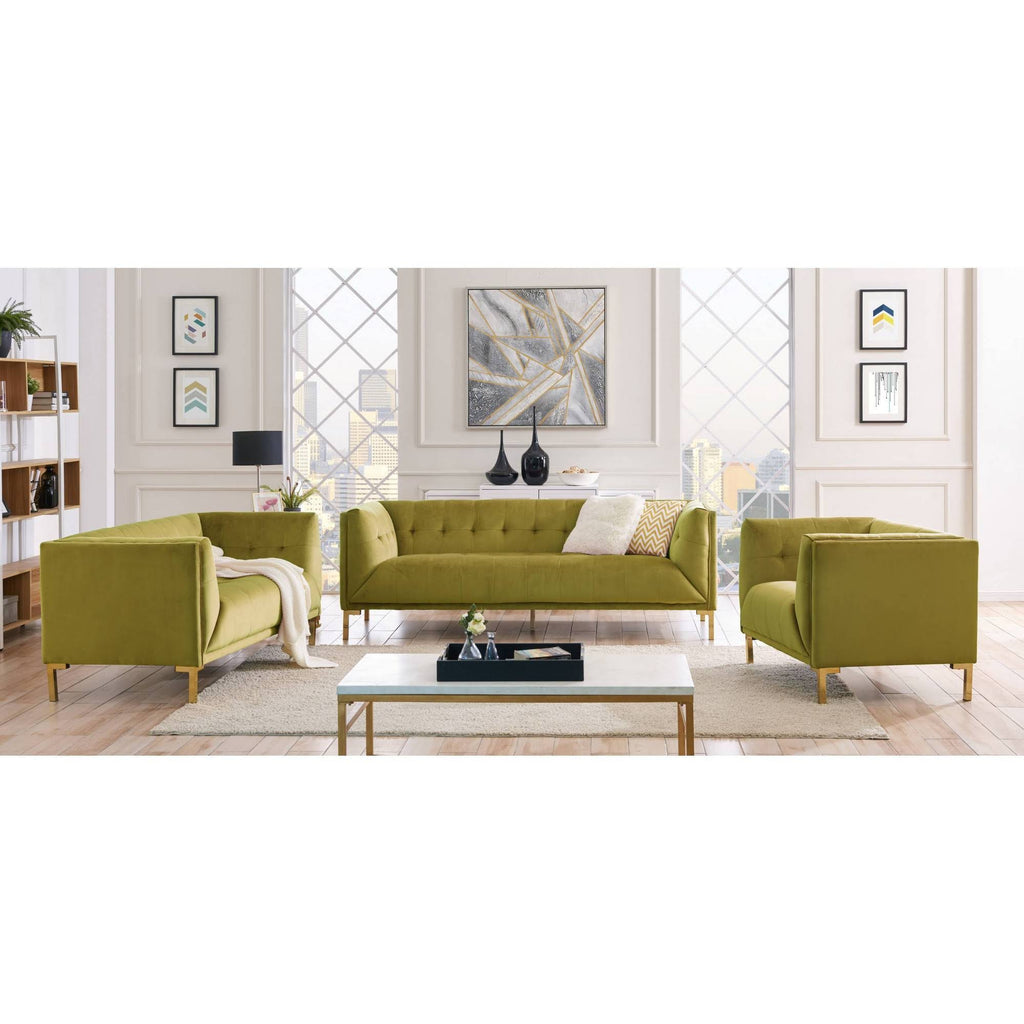 Olive Green Love Seat M265