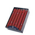 Red Pack of 12 Tapers W6451