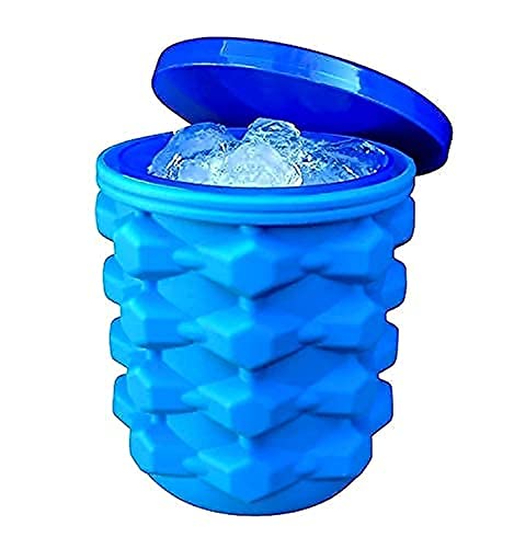 Ice Cube Maker Silicone Bucket with Lid P270