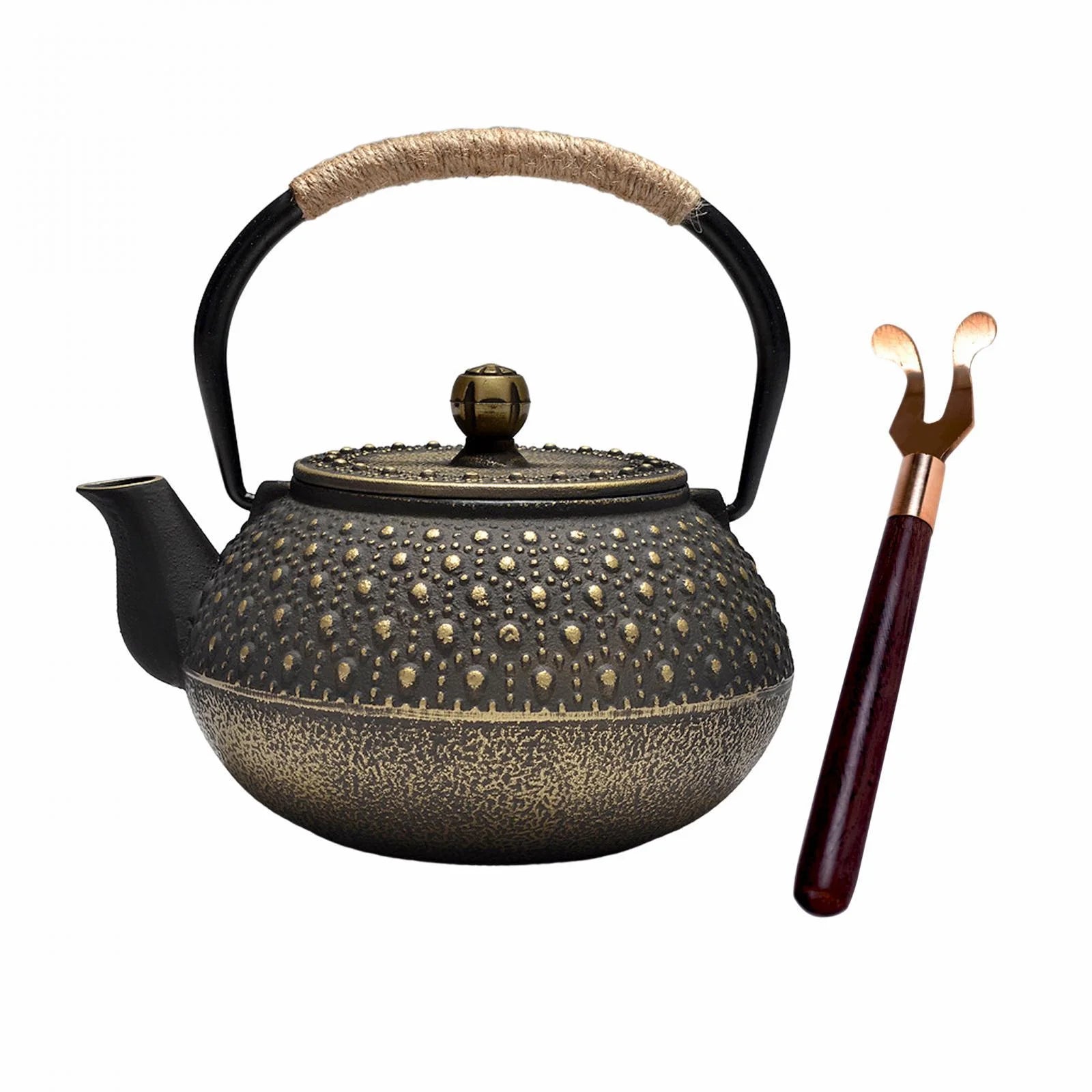 Cast Iron Teapot Farmhouse Tea Kettle D46467