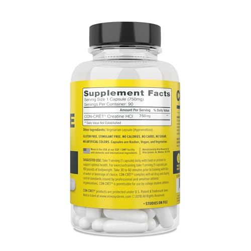 Creatine HCl Capsules (90 ct) G560