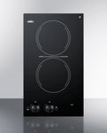 220V 1200 Watt Dual Electric Cooktop Y526788