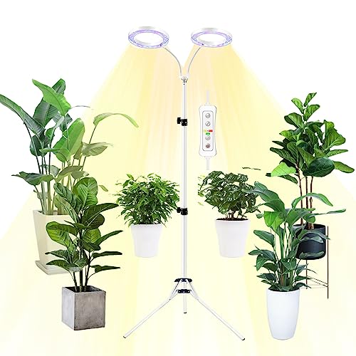 Full Spectrum LED Floor Plant Light with Timer Y387733