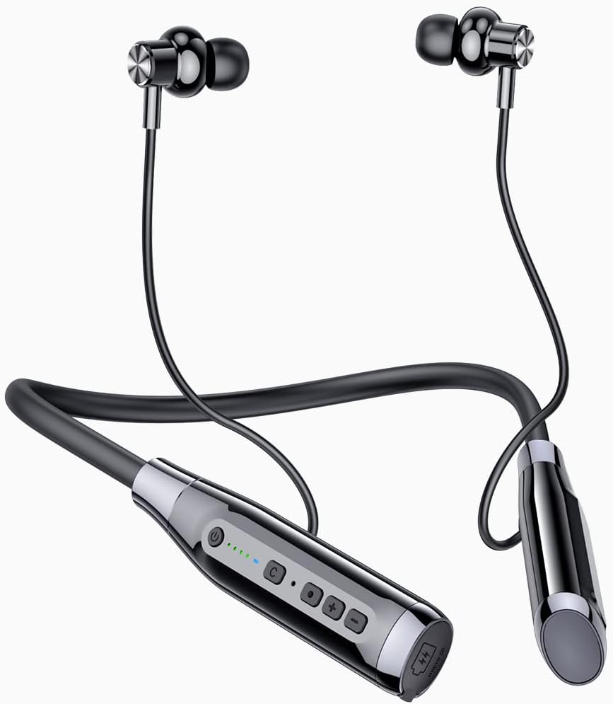 Bluetooth Neckband Headset with Mic, IPX5 Waterproof, Pack of 2 L480679