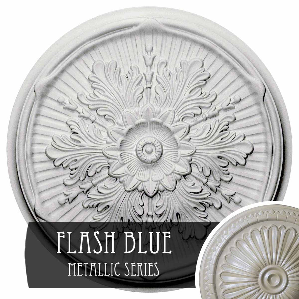 21x22OD x 2x22P Hand-Painted Ceiling Medallion P82133