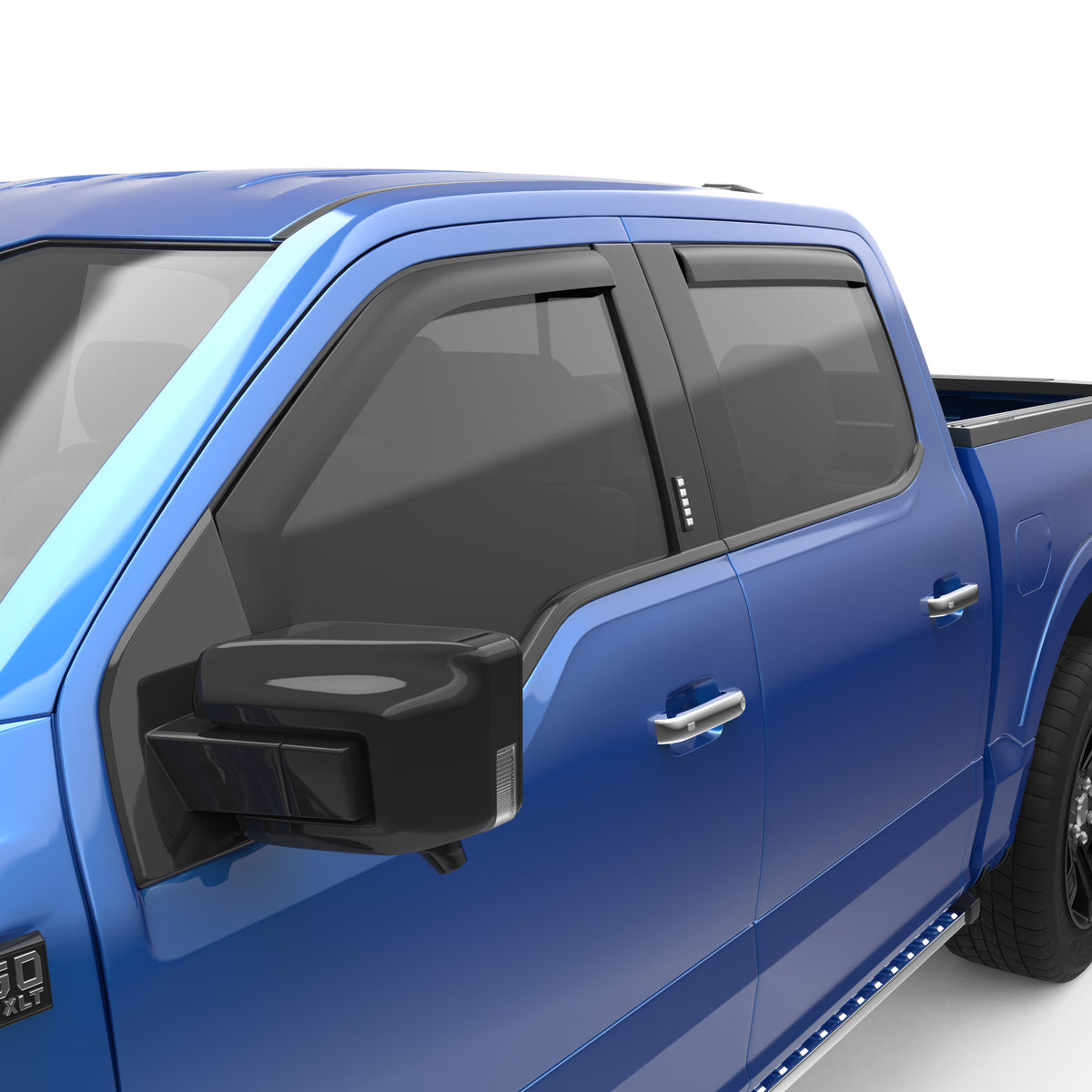 SlimLine In-Channel Window Visors Set of 4 Q1800