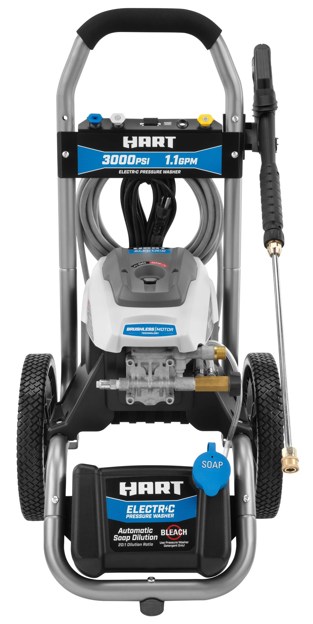 3000PSI 1.1 GPM Cold Water Electric Pressure Washer O583067