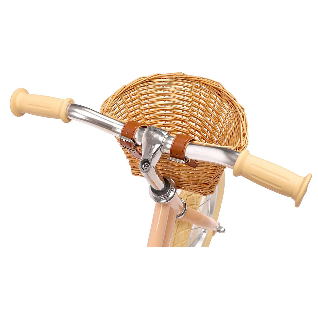 12 Inch Kids Balance Bike with Basket, Peach Y515342
