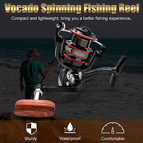 Ultralight Spinning Reel, 5.2:1 Gear Ratio, 12 Ball Bearings, Carbon Fiber Drag M446984