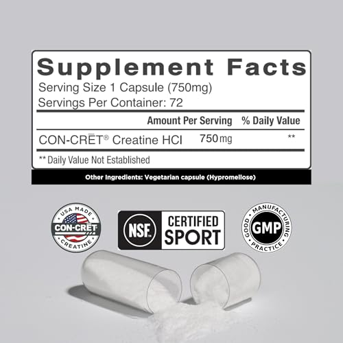 Creatine HCl Capsules (90 ct) G560