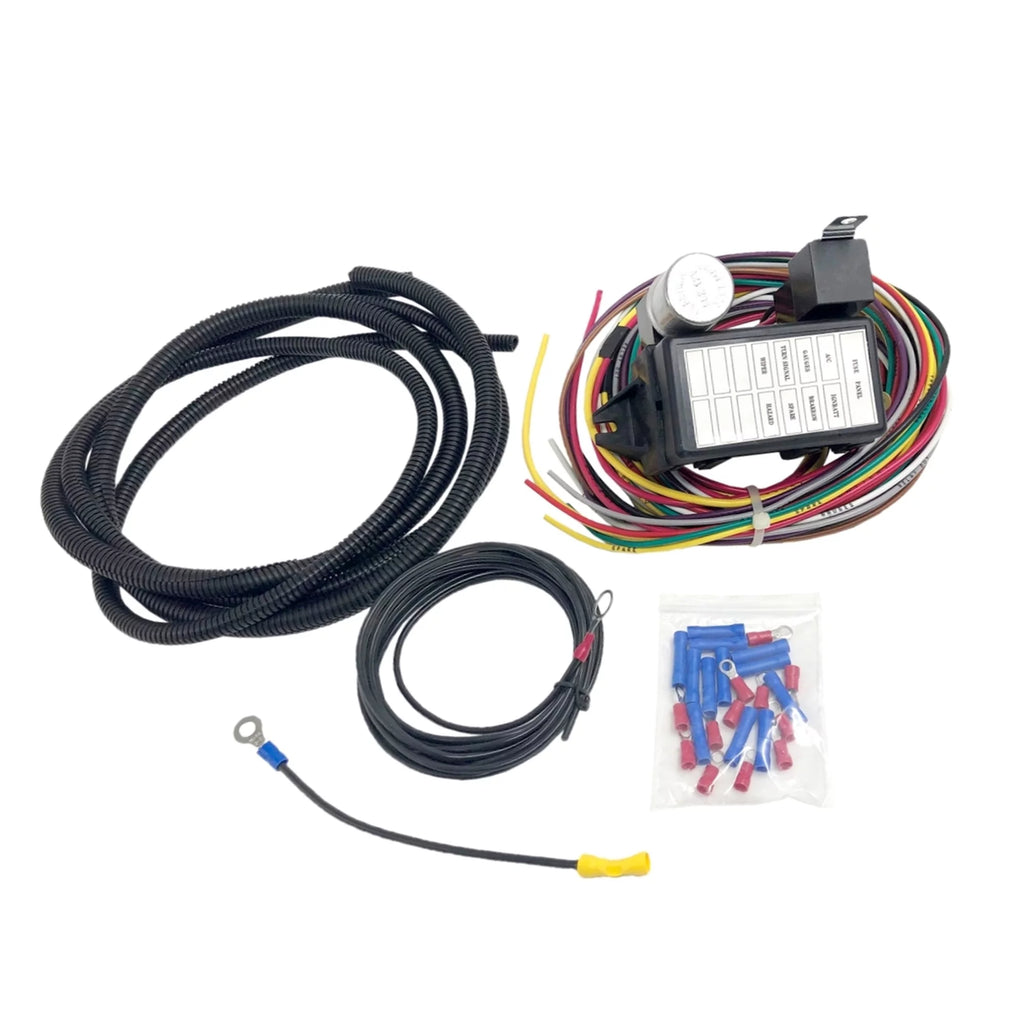 10 Circuit 8 Fuses Basic Wire Harness Fuse Box 12V H23798