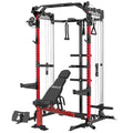 Power Cage Squat Rack with Cable Crossover System N775155