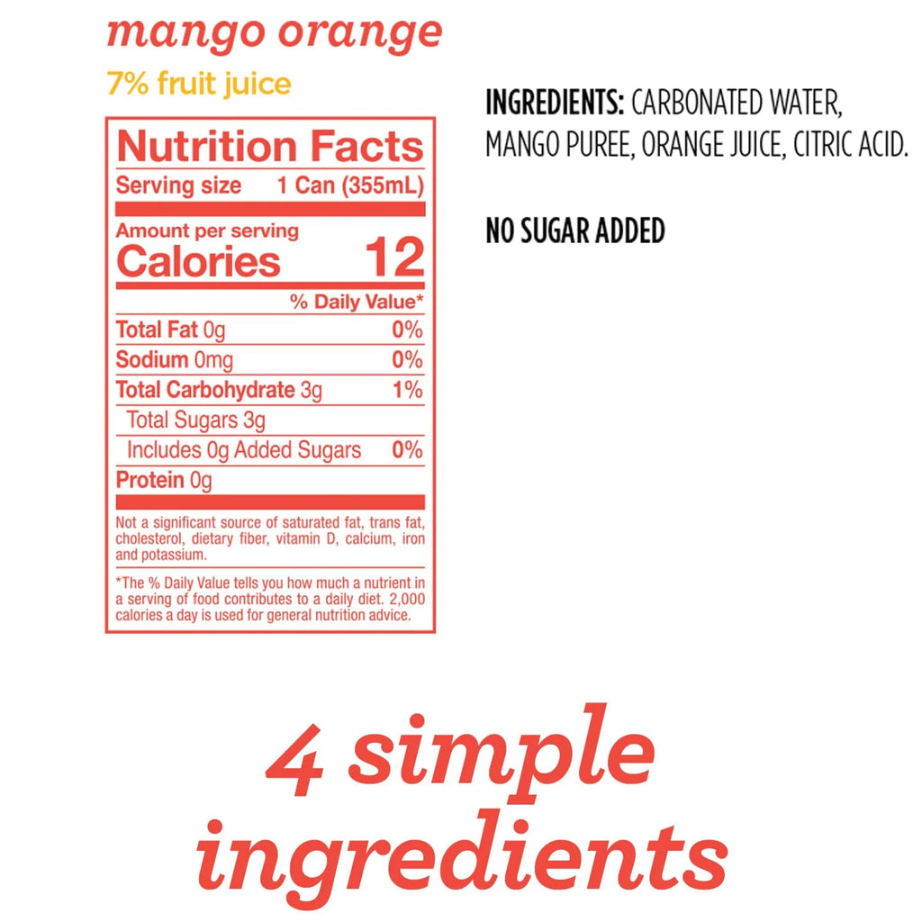 4 Flavor Variety Pack Sparkling Water, 12 Fl Oz (Pack Of 20) W436574
