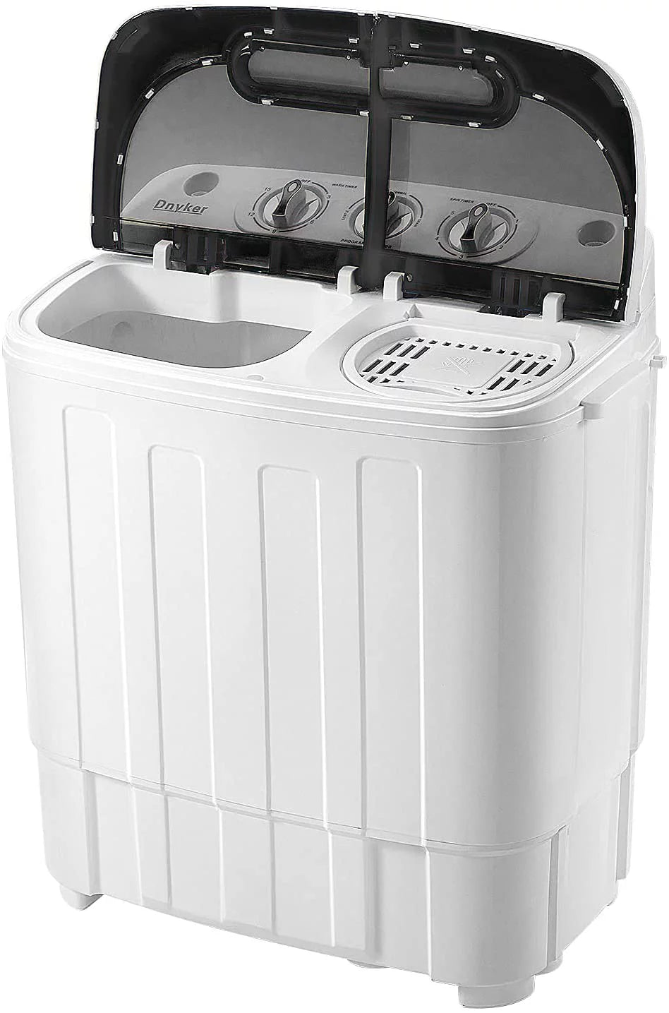White Twin Tub Portable 16.5 lbs. Washing Machine and Dryer Combo U453