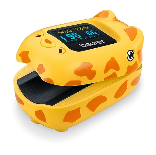 Fingertip Pulse Oximeter with 4 Color Display Formats J31058