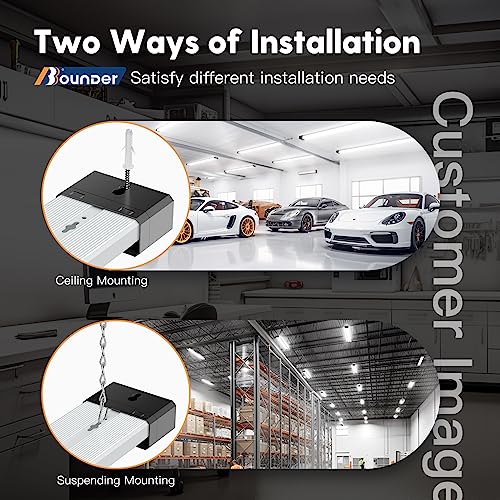12 Pack 4 FT 5000K 4400 LM LED Shop Light with Reflector I6976