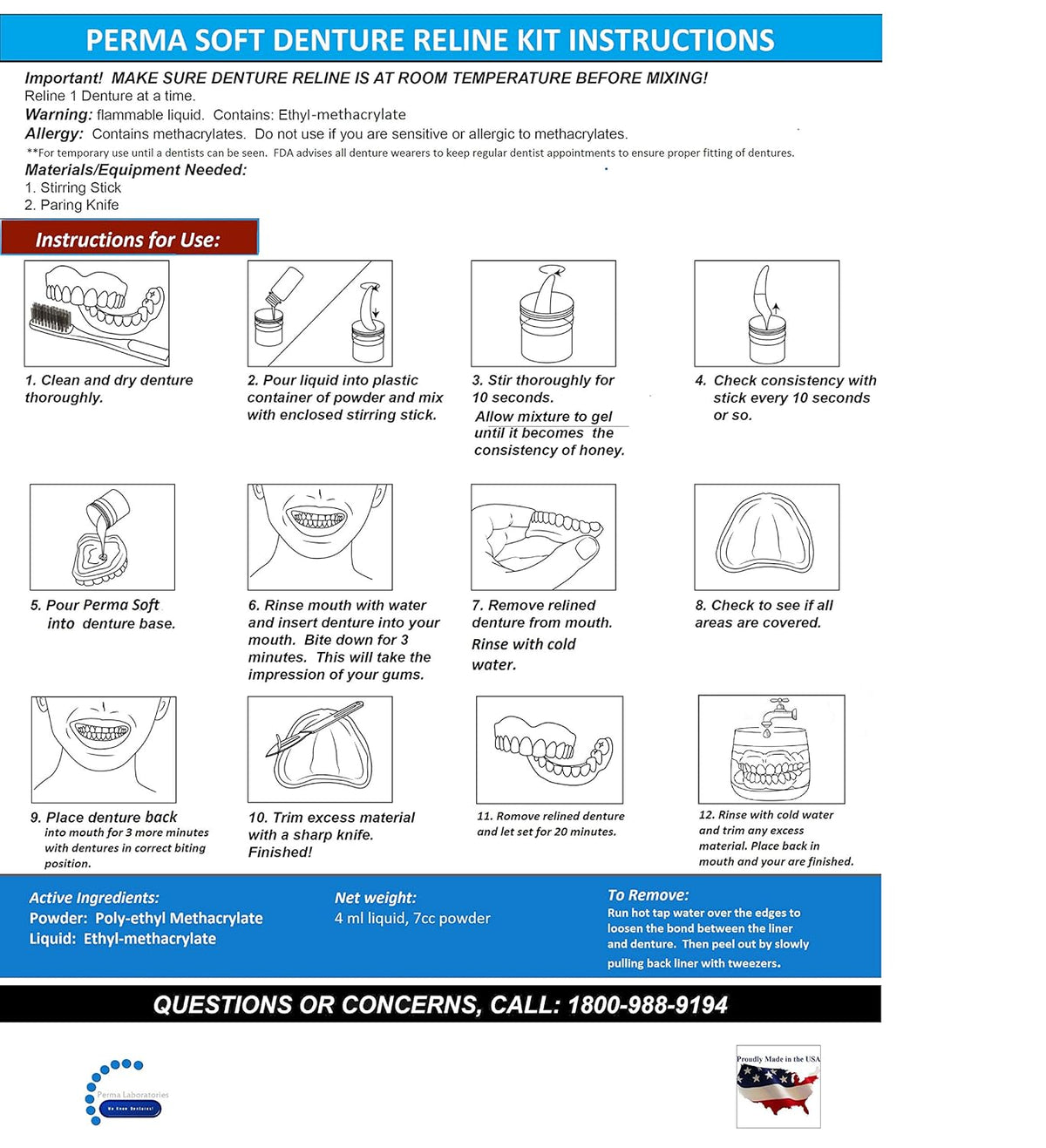 Denture Reliner Kit S4548