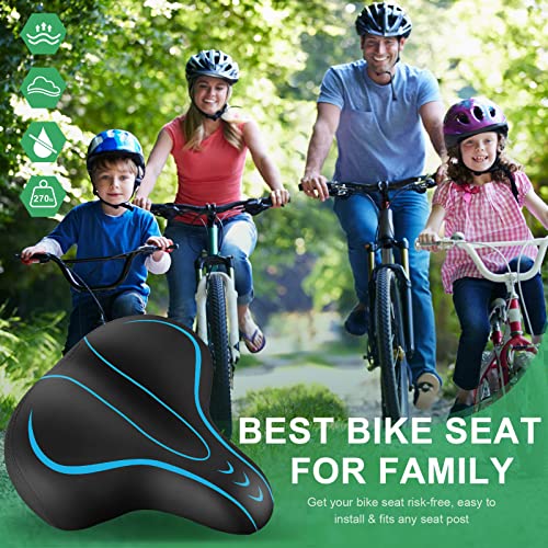 Wide Memory Foam Bike Seat R72029