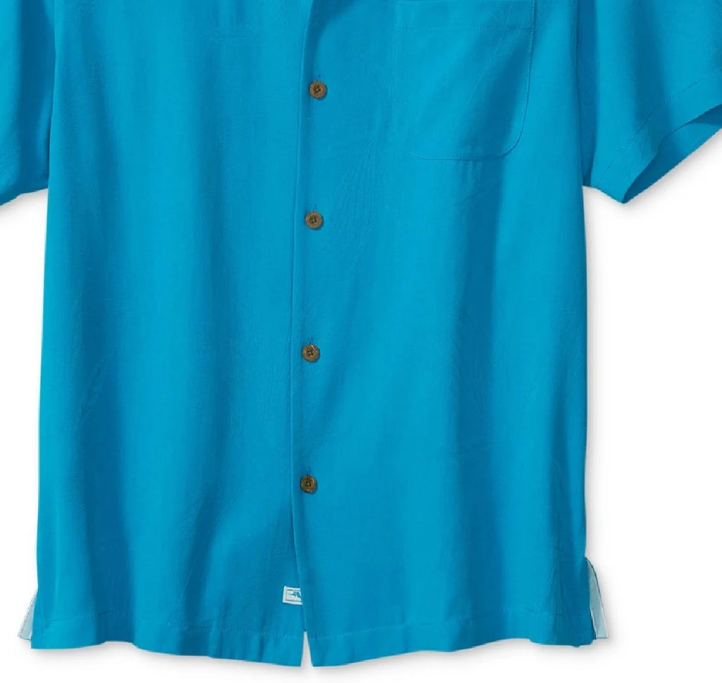 Blue Silk Shirt J8482
