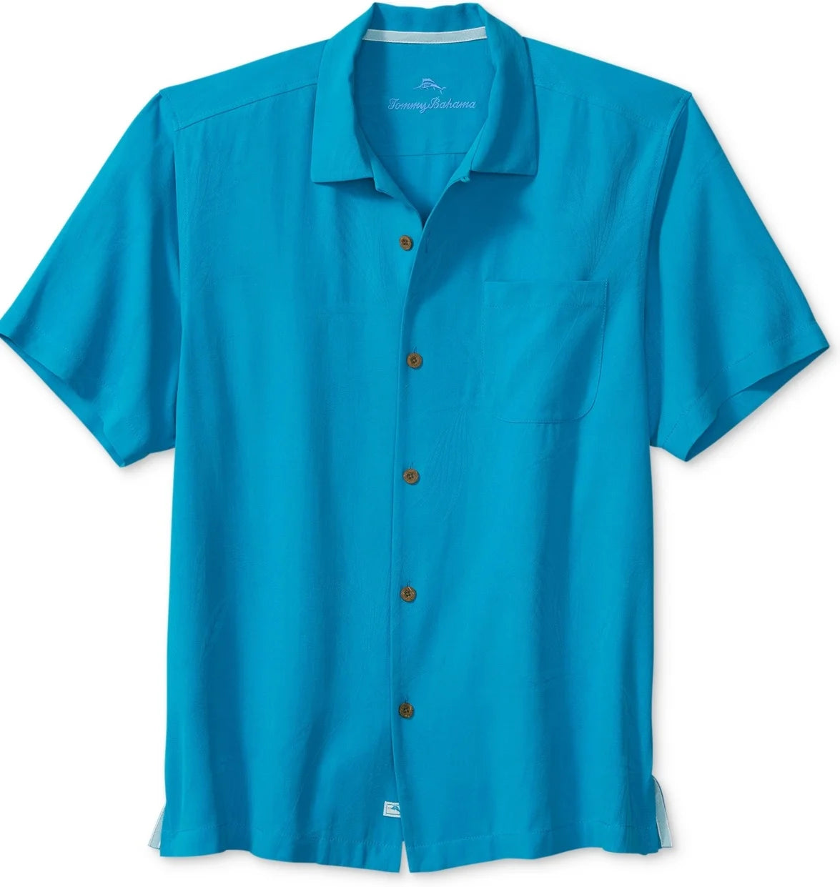 Blue Silk Shirt J8482