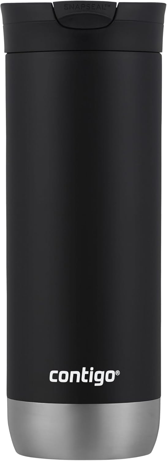 16oz Vacuum Insulated Stainless Steel Travel Mugs with Leak-Proof Lids F111